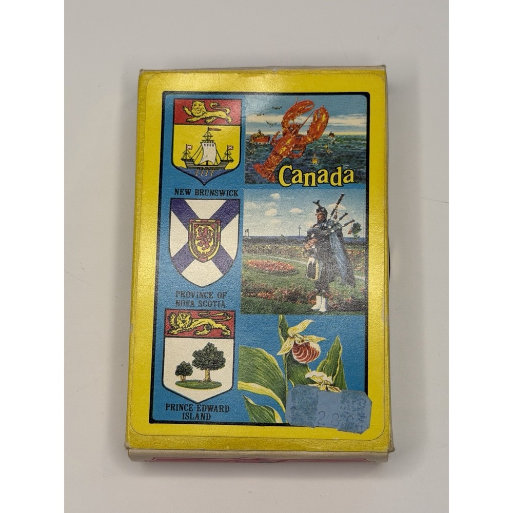 Canada Souvenir playing Cards. New Brunswick, Nova Scotia, Prince Edward Island